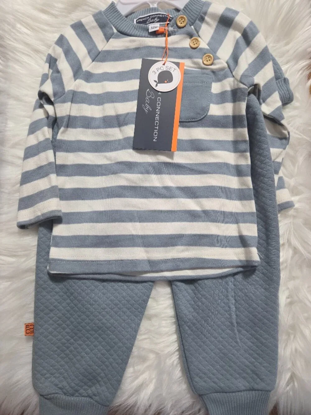 French Connection 3 Piece Baby Set
